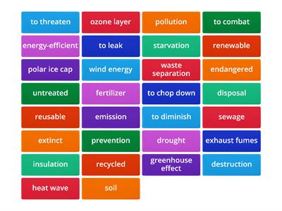 Environment - Vocabulary extension (C1)