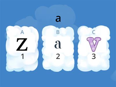 Phonics Starters Lesson 1 Letter A - game 2