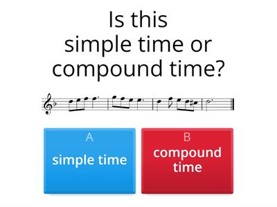 Simple time or compound time 2