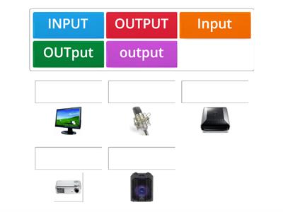 match the computer part with its family 