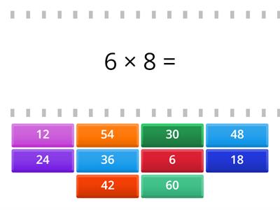 TABLA DEL 6!