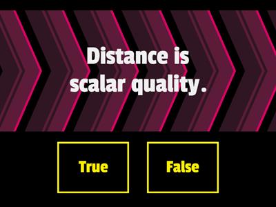 MOTION: DISTANCE VS DISPLACEMENT