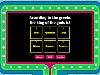 Mythology Quiz