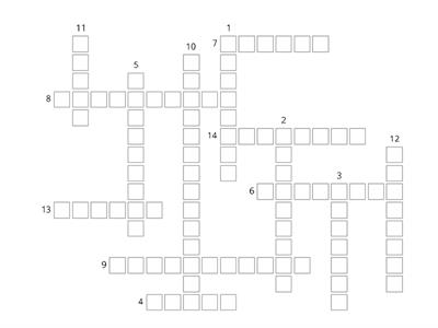 Rainforest Crossword