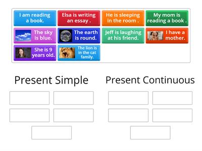 Present Simple vs Present Continuous 