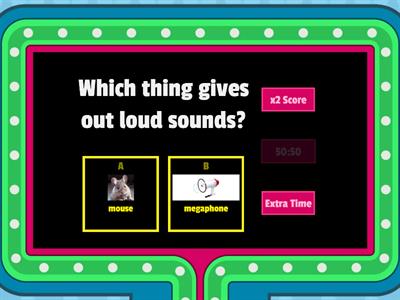Science - Sounds - Grade 2- Game