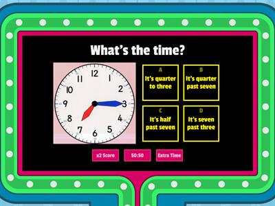 Quiz Super minds 3- Revision Unit 3 Time