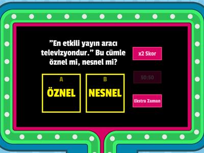 ÖZNEL-NESNEL 