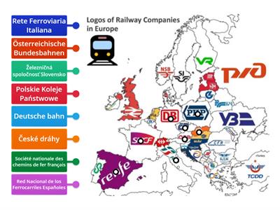 Železniční společnosti Evropa