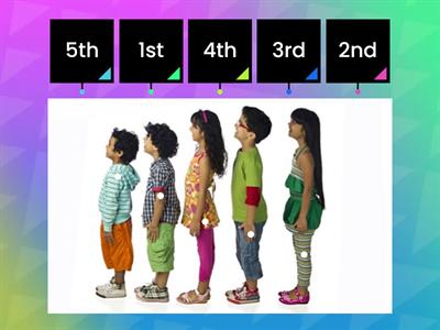 Ordinal Numbers 1st-5th