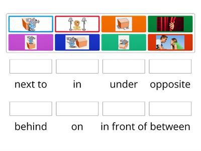 Prepositions of Place(in-on-under-next to- behind-opposite -between- in front of)