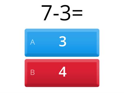 J3 Subtraction Within 10 