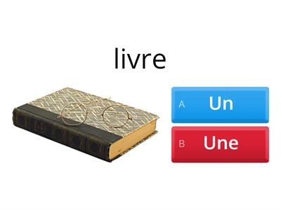 Les articles indéfinis - Cap Sur 1 - Unité 2