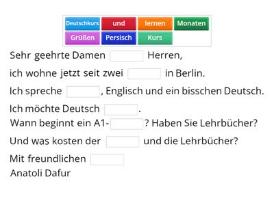 Sprachkurs - 2