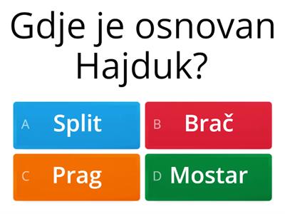 Hajduk Split kviz