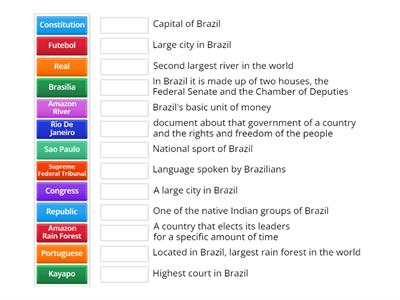 Brazil Vocabulary Review