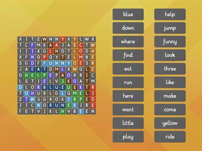 Sight words 1,2,3,4,6,7,8,9