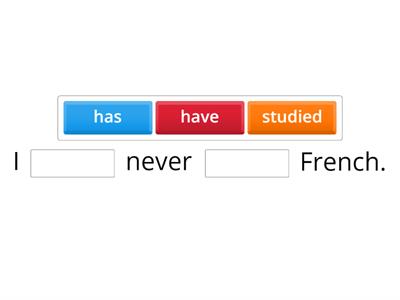  Present perfect -formation & past participle 1