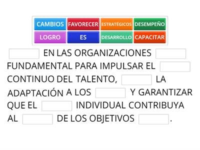 CAPACITACIÓN: FRASES