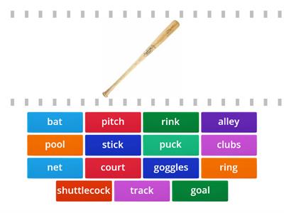 PROJECT 5 intro: SPORTS vocab (find the match)