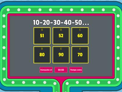 Cálculo mental para 1º  de primaria (series, numeración...)