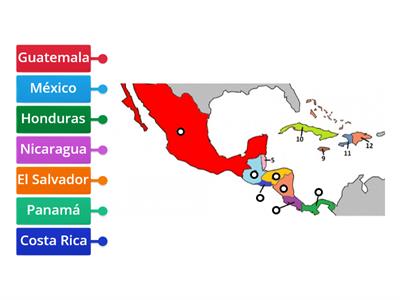 America Central y Mexico 