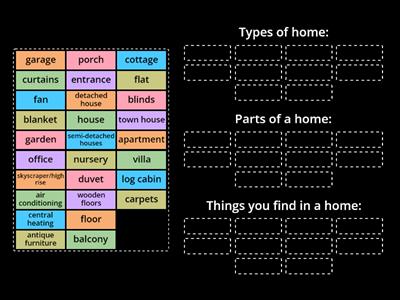 Gold preliminary Unit 5 House and home vocabulary