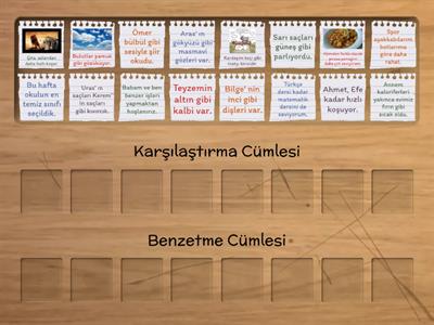 Karşılaştırma - Benzetme Cümleleri