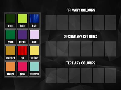 colours categories