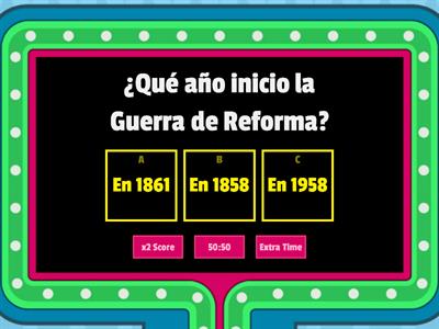 La Guerra de Reforma