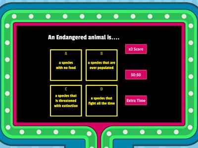 Endangered animals