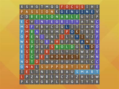 Leadership Wordsearch