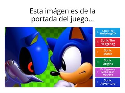 Cuestionario que trata sobre Sonic The Hedgehog