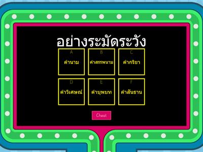 ชนิดของคำไทย ป.6