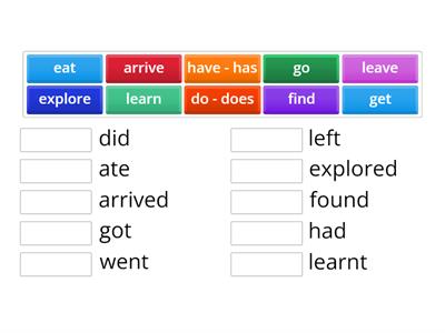 ENGLISH ESL WEEK 10 - VERBS