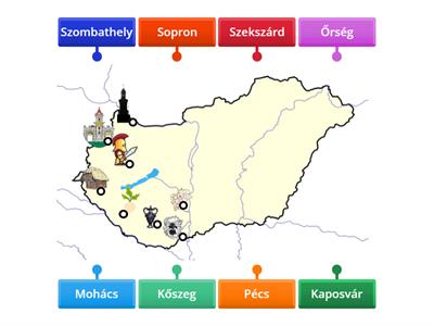 Magyarország földrajza: Dunántúli dombság és Alpokalja nevezetességei