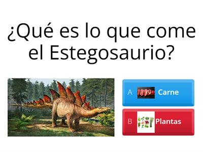 Dinosaurios Carnívoros y Herbívoros