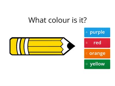 Colours Grade 2 Colours Quiz