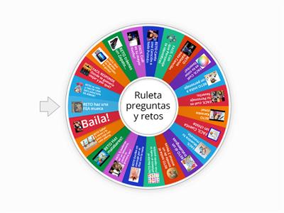  FORMADOR DE FORMADORES  Ruleta preguntas y retos