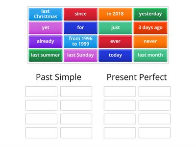  Present Perfect Past Simple Time Reference