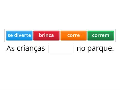 Concordância: substantivo e verbo