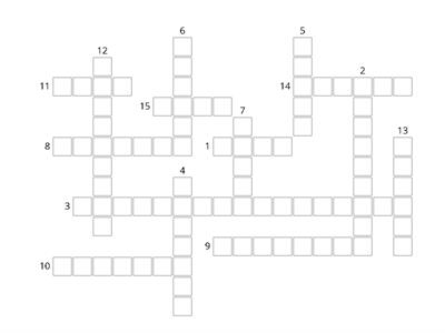 CROSSWORD ABOUT LOVE