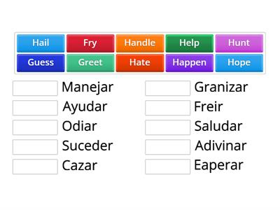 REGULAR VERBS 81-90