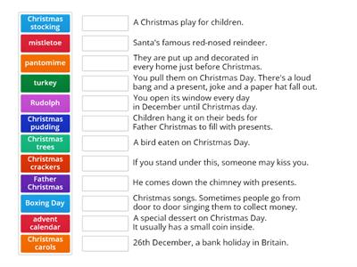 Christmas definitions B1