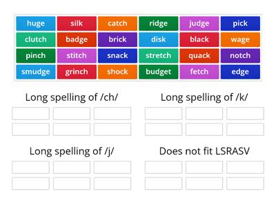 Barton 3.9 Longer Spelling Right After Short Vowel (LSRASV)