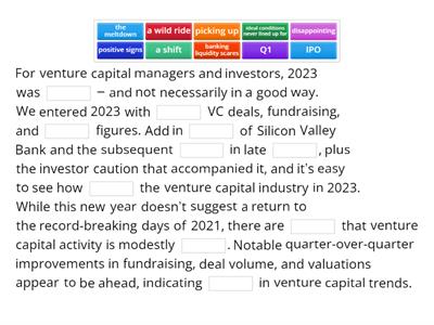 C1 Vocabulary 4 Top Trends in Venture Capital Going Into 2024