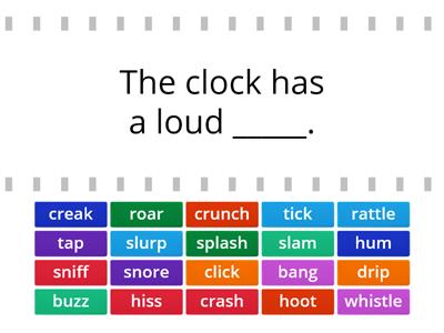 Sounds sentence completion- Find the match - CAE