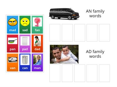 AD and AD family words [WtW.7 alphabetic spellers] part 2