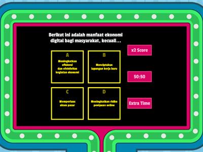 QUIZ PPT Perkembangan Ekonomi Digital Kelas 9 Tema 2