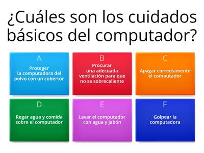 Cuestionario de computación segundo parcial primer quimestre 